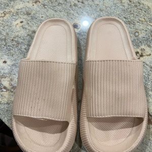 Never Worn Walking on clouds beach or pool shoes